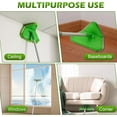 thumbnail image 7 of Wall Cleaner Triangle Mop with 82'' Long Handle - Wall , Cleaning Washer Tool with 4 Microfiber Chenille Duster Pads for Clean Walls, Ceiling, , Baseboards, Floors (), 7 of 7