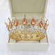 thumbnail image 3 of Nvzi Tiara de boda para novia, diadema de princesa, corona de novia, joyería para el cabello con diamantes de imitación de cristal,graduación, boda, fiesta de disfraces (B), 3 of 4