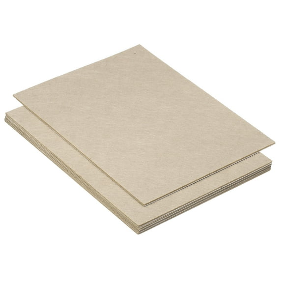 Uxcell 8x6 Inch Lamp Base Felt, 5Pack 2mm Thickness Rectangle Soft Adhesive Non-slip Backed Felt Beige