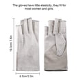 thumbnail image 2 of HOMEIORA Sun Gloves for Women UV Protection Fingerless Non Slip Sunscreen Driving Gloves for Summer Outdoor - Gray, 1 Pair, 2 of 5