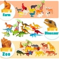 thumbnail image 2 of Joyin 69 piezas Mundo natural Dinosaurio Animal Insecto Sea Animal granja Animales Figuras Stocki JOYIN JOYIN, 2 of 7