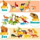 thumbnail image 2 of Joyin 69 piezas Mundo natural Dinosaurio Animal Insecto Sea Animal granja Animales Figuras Stocki JOYIN JOYIN, 2 of 7