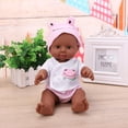 thumbnail image 2 of Muñeca De Juguete 30cm Recién Nacido Muñeco Bebé Simulación Vinilo Niños Juguetes Realistas (Rosa) Likrtyny libre de BPA, 2 of 9