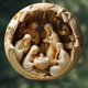 thumbnail image 1 of XUNRYAN Adornos de Belén Religiosos para Árbol de Navidad, Decoración Colgante 3D del Nacimiento de Jesús, Decoraciones Cristianas para Árbol, Accesorios Navideños para Autos, Liquidación, 1 of 3