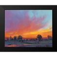 thumbnail image 2 of OToole, Tim 24x20 Black Modern Framed Museum Art Print Titled - Fiery Sunset II, 2 of 5