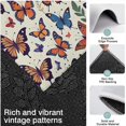 thumbnail image 3 of Colorful Butterfly Leaf Beige Pattern Kitchen Rugs Sets Of 3,Kitchen Runner Rugs Non Skid Washable,Decorative Kitchen Floor Mats for Kitchen,Sink,Laundry,17"x30"+ 17"x47" + 17"x59", 3 of 6