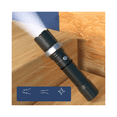 thumbnail image 2 of QUETO Aluminum alloy rechargeable strong light flashlight Rotating focus LED flashlight for outdoor camping, 2 of 5