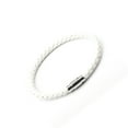 thumbnail image 1 of Sonducket de cuero de estilo clásico para hombre, hebilla de piedra imán, cadena de mano, pulseras trenzadas de 6 hilos para parejas, Ropa, zapatos y accesorios Miscelánea Blanco, 1 of 6