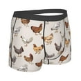 thumbnail image 2 of KLL Various Chicken Men's Cotton Boxer Briefs Underwear-X-Large, 2 of 8