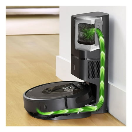 iRobot Roomba i7+ (Plus) Robotic Vacuum Cleaner with Automatic Dirt Disposal and Wi-Fi Connectivity + Manufacturer's Warranty + Extra Sidebrush Extra Filter Bundle