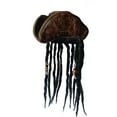 thumbnail image 3 of Pirate Hat Dreads Caribbean Faux Hook Sword Eye Patch Toy Costume Accessory Set, 3 of 3