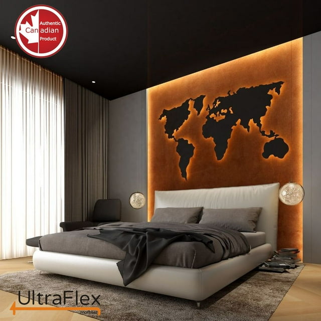 Ultraflex INFINITY PLUS- Orthopedic Spinal Care, Premium CertiPUR-US® Certified Foam, Eco-friendly Mattress (Made in Canada)- King Size with Waterproof Mattress Protector