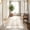 Beige, variant on ICEANT 3'x8' Rectangle Runner Rugs, Geometric Style Non Slip Washable Low Pile Carpet, Area Rug for Hallway Entryway Bathroom Bedroom Kitchen, Black