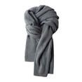 thumbnail image 1 of Bufanda de invierno Gris oscuro Soledad para hombres y mujeres, 1 of 10
