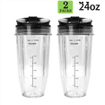 thumbnail image 4 of 4 Pack Replacement 24Oz Cup with Spout Lid for   Auto IQ Series Blenders with BL450/BL454/BL456/BL480/BL481, 4 of 8