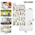 thumbnail image 6 of Yayeee 100% Cotton Hand Towels for Bathroom 16" x 28" Kitchen Towel, Green Nordic Christmas, 6 of 7