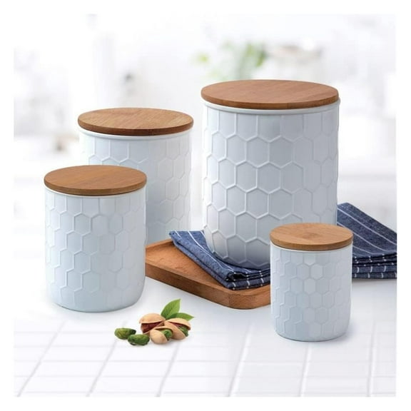 4 - Piece Ceramic Canister Set