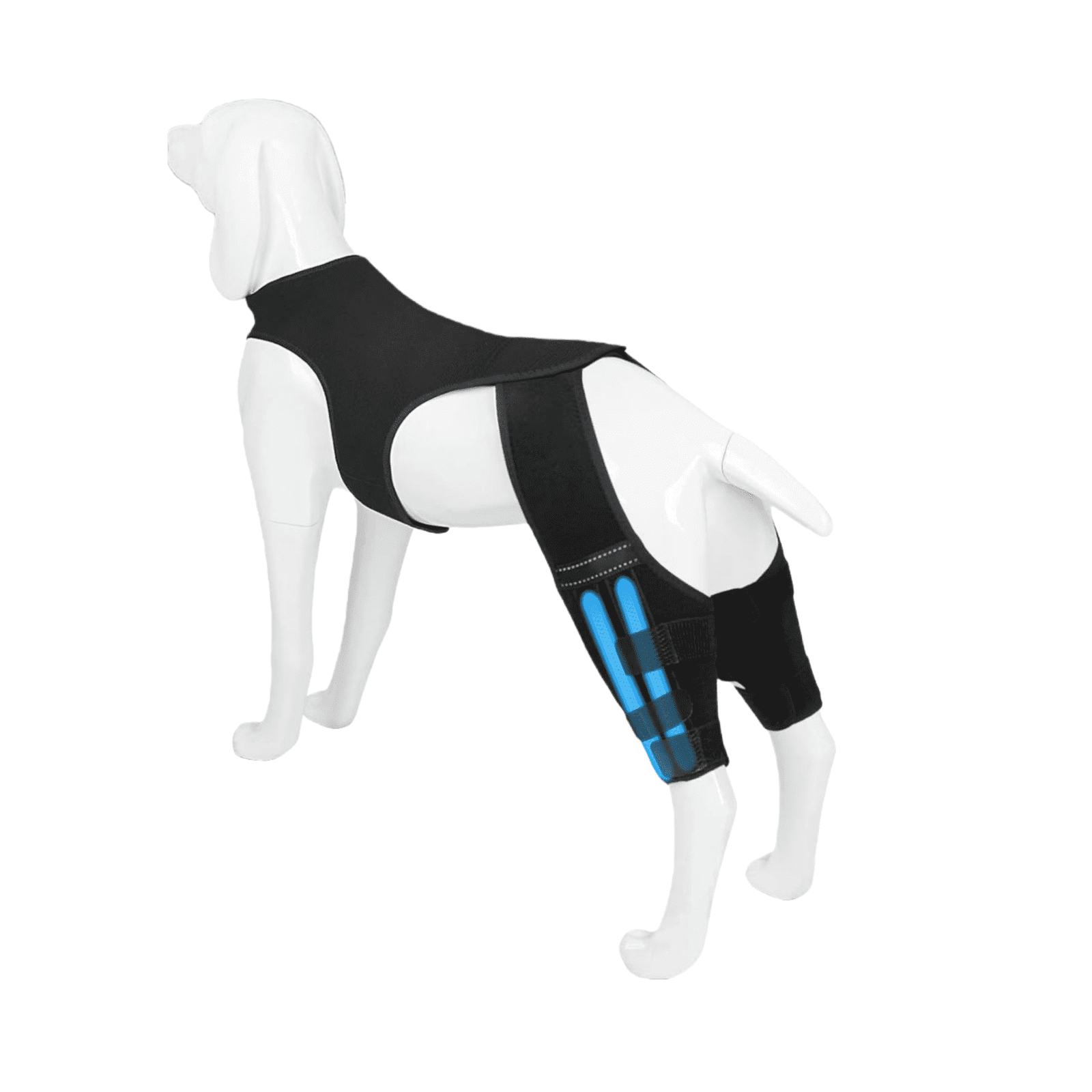 Dog Knee Brace for Torn ACL/CCL & Hind Leg Support - Adjustable Brace for Arthritis Relief, Joint Stability & Injury Recovery - Fits Small & Medium Dogs（1PC）
