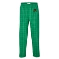 thumbnail image 2 of Men's Kelly Green Eugene Emeralds Harley Flannel Pants, 2 of 3