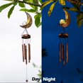 thumbnail image 3 of Carillón de viento Solar móvil LED Luna colgante luz impermeable al aire libre decorativo para jardín Patio cubierta Patio Rojo Verde, 3 of 5