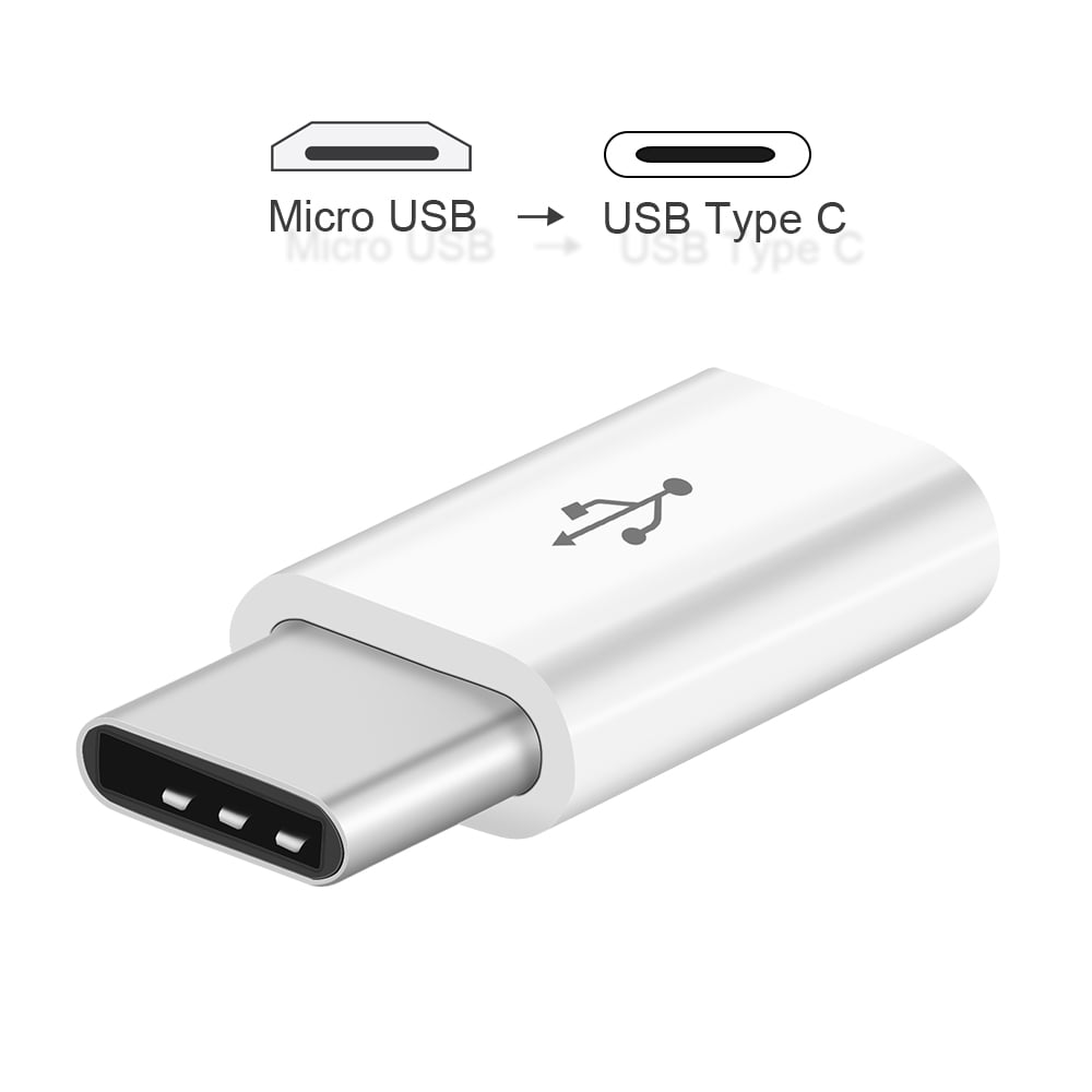 USB Type C USB to USB-C Adapter(2pcs White) - Walmart.com
