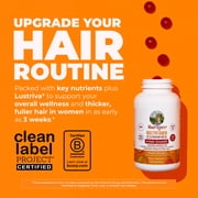 MaryRuths Multivitamin Gummies + Hair Growth Gummies, Hair and Skin Support, Ages 18+, Peach Mango, Gluten-Free, Vegan, 60 Count