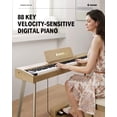 thumbnail image 2 of Piano digital Donner DDP-60 de 88 teclas con pedal para principiantes, 2 of 7