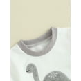 thumbnail image 6 of FEORJGP Toddler Baby Boy Summer Outfits 0-3Y Infant Short Sleeve T-Shirt Dinosaur Embroidery Shirt Crew Neck Tops + Pocket Shorts Set Newborn Loose Casual Clothes, 6 of 9