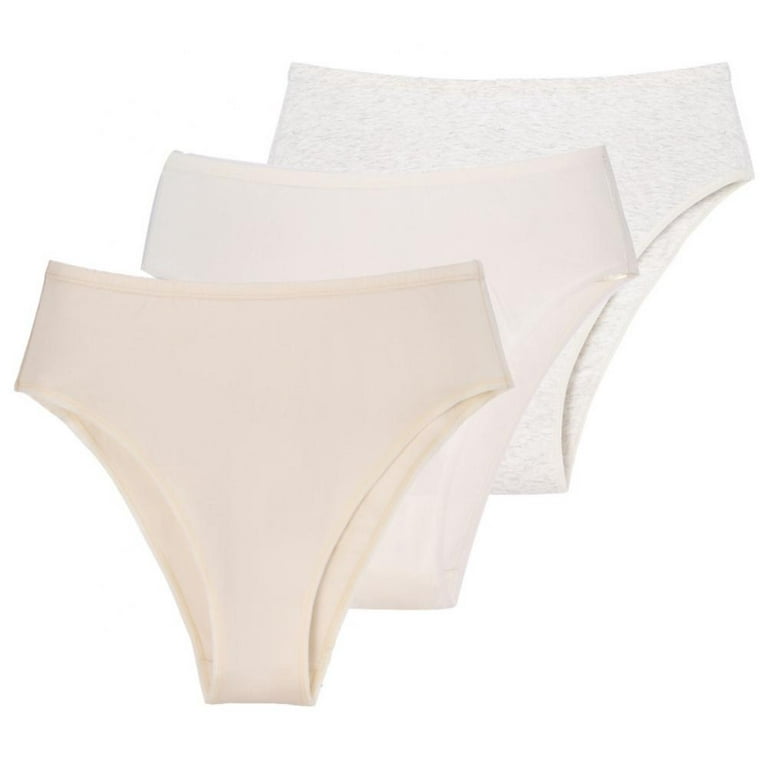 Cotton Full Brief - High Waist Full Coverage Solid Pack Of 3 Panties