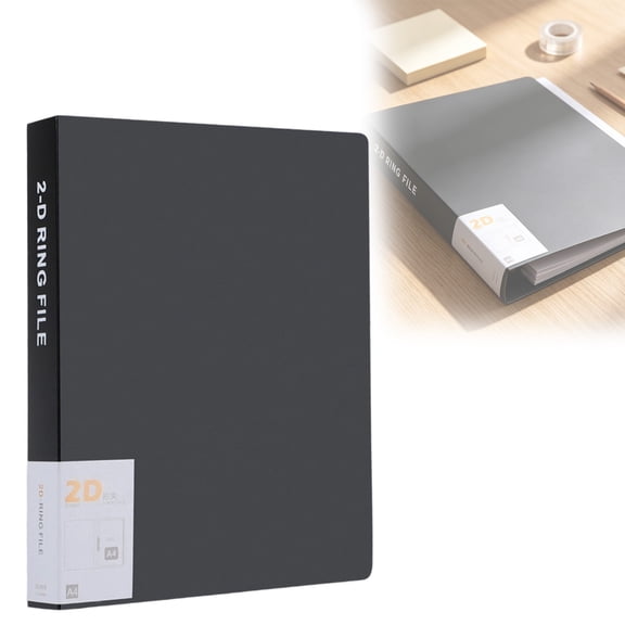 2 Inch 2 Ring Binder 1Pc, Heavy Duty Large Capacity Binder Holds 540 Sheets for Campus Office Document Organization
