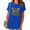 Blue, variant on UNISHE Women's Aesthetic Botanical Graphic Tee - Vintage Floral Print Short Sleeve Crewneck T-Shirt Casual Summer Top