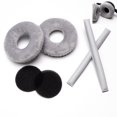 thumbnail image 1 of Juego de almohadillas y cojines para diadema en colores arcoíris Voarmaks compatibles con audífonos Sennheiser HD25, HD250BT, HD25-II, HD25S Il HMD25 (sets en terciopelo gris), 1 of 7