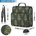 thumbnail image 2 of FORMRS Zipper Binder with Shoulder Strap 1.5-inch Ring 500 Sheet Capacity File Bag, Hand Drawn Christmas Trees, 2 of 5