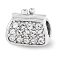 thumbnail image 2 of Sterling Silver Reflections Enamel Crystal Purse Bead, 2 of 3