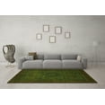 thumbnail image 3 of Ahgly Company Indoor Rectangle Abstract Green Modern Area Rugs, 7' x 10', 3 of 4