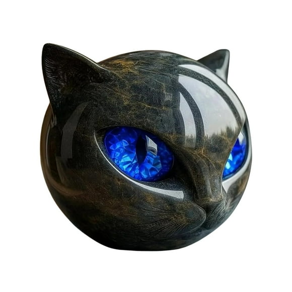 Elegant Desktop Ornament Resin Decorative Figurine For Home Cute Kitty Sculpture Initial Ornament Christmas Ornament Christmas Trees Decorations Pretty Christmas Ornament Christmas Ornament 1998