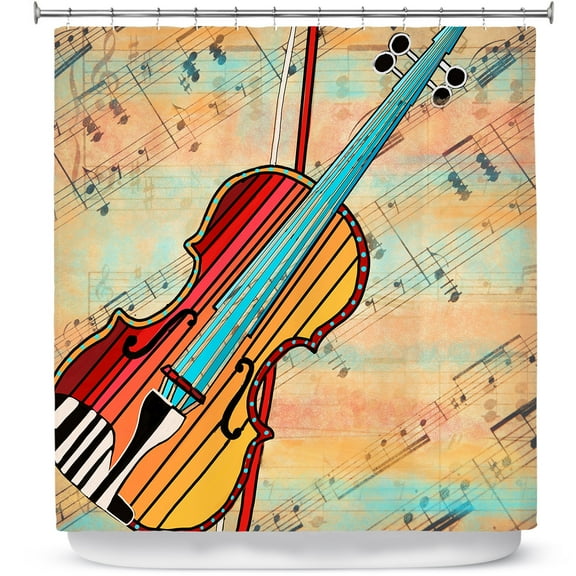 Shower Curtains 70" x 84" from DiaNoche Designs by Dora Ficher - Melody 2