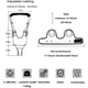 thumbnail image 4 of Arnés para caminar para bebés de 6 a 24 meses (pequeño oso), arnés para caminar ajustable para niños con babero, arnés para caminar para bebés, 4 of 5