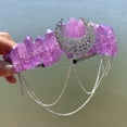 thumbnail image 3 of Shinycome for Raw Crystal Quartz Headband Accessories Wedding Bridal Hair Adorm, 3 of 16