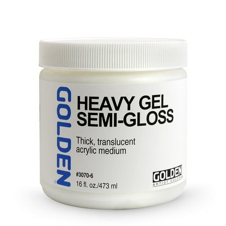 UPC: 0738797307063 | Golden Heavy Acrylic Gel Medium – Semi-Gloss  16 oz bottle