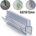 thumbnail image 5 of 2Pcs 50cm Replacement Seal Shower Shower Door Seal 12mm Water Deflector, 5 of 5