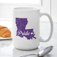 thumbnail image 6 of CafePress - Louisiana Pride Large Mug - 15 oz Ceramic Large White Novelty Mug, 6 of 6