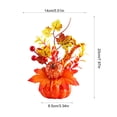 thumbnail image 7 of WYBXZ Style C Artificial Pumpkin Centerpiece, Sunflower Floral Decor for Summer Home, Thanksgiving Accent (143), 7 of 7