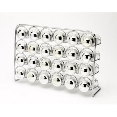 Hahn Pisa Chrome Countertop Spice Rack with 24 Jars Kuwait Ubuy