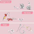 thumbnail image 2 of 1200pcs Silicone Earring Backs Soft Clear Ear Safety Back Pads Backstops Bullet Clutch Stopper Replacement New_1, 2 of 5