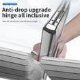 thumbnail image 3 of Dteck Case Compabile With Samsung Galaxy Z Fold3 2021, Hard PC Shell with Magnetic Hinge Plating Shell & Kickstand Tempered Film High-defintion Translucent Case for Samsung Galaxy Z Fold3, Silver, 3 of 7