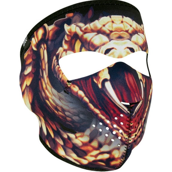 Zan Headgear Full Face Neoprene Facemask Snake