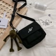 thumbnail image 2 of Bolso de lona para mujer, bolso bandolera de clase para estudiante, bolso de hombro de gran capacidad, 2 of 6