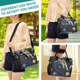 thumbnail image 5 of FORMRS Insulated Lunch Bag for Work School Unisex Large Capacity Cooler with Shoulder Strap, Astronaut Space, 5 of 6