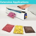 thumbnail image 2 of Impulse Heat Sealer for Plastic Bags, 16 Inch Heat Sealer, Iron Shell, Plastic Bag Sealer, Manual Poly Bag Heat Sealer Machine, 3mm Sealing, 4 Free Replacements Kit(Included 2 Cutter&Sealer Lines), 2 of 7